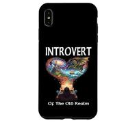INTROVERT OF THE OLD REALM bookworm fantasy sci fi fan read Case for iPhone XS Max