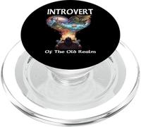 INTROVERT OF THE OLD REALM bookworm fantasy sci fi fan read PopSockets PopGrip for MagSafe