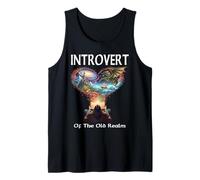 Introvert of The Old Realm Bookworm Fantasy sci fi Fan Read Tank Top