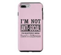 Introvert Sarcasm Solitary Quiet Personality Quote Case for iPhone 7 Plus/8 Plus