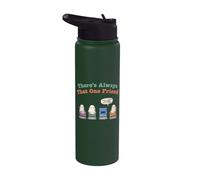 Introvert Shy Antisocial Horror Story Quote Kawaii Ghost Stainless Steel Insulated Water Bottle