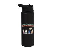 Introvert Shy Antisocial Horror Story Quote Kawaii Ghost Stainless Steel Insulated Water Bottle