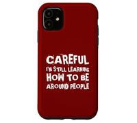Introvert Socially Awkward Introverted Antisocial Overthink Case for iPhone 11