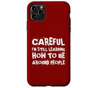 Introvert Socially Awkward Introverted Antisocial Overthink Case for iPhone 11 Pro Max