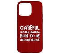 Introvert Socially Awkward Introverted Antisocial Overthink Case for iPhone 15 Pro Max