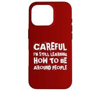 Introvert Socially Awkward Introverted Antisocial Overthink Case for iPhone 16 Pro