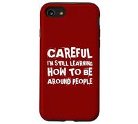 Introvert Socially Awkward Introverted Antisocial Overthink Case for iPhone SE (2020) / 7/8