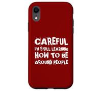 Introvert Socially Awkward Introverted Antisocial Overthink Case for iPhone XR