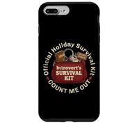 Introvert Survival Kit Funny Holiday Social Anxiety Case for iPhone 7 Plus/8 Plus