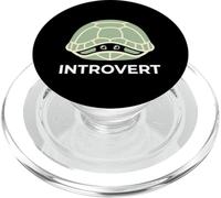 Introvert Turtle Shy Animal Nature Lover Solitary Hermit PopSockets PopGrip for MagSafe