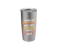 Introvert Until I Meet Worthy People |- Stainless Steel Insulated Tumbler