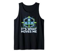 Introvert WASD Its What Moves Me Funny PC Gamer Men Women Tank Top