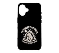 Introvertasaurus Please Do Not Perceive Me Case for iPhone 16