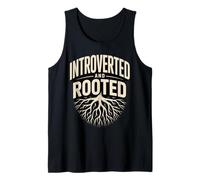 Introverted and Rooted Nature Tree Roots Tank Top