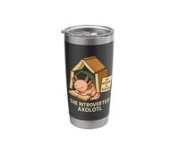 Introverted Axolotl My Weekend is Booked Reader Stainless Steel Insulated Tumbler