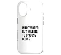 Introverted Bookworm Ready to Discuss Literature Lovers Case for iPhone 17