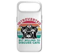 Introverted But Willing To Discuss Cats Introverts Love Cats Case for iPhone Air