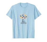 Introverted But Willing to Discuss Dogs Funny Pet Lover T-Shirt, Men, Baby Blue, XL
