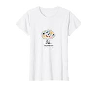 Introverted But Willing to Discuss Dogs Funny Pet Lover T-Shirt, Women, White, XL