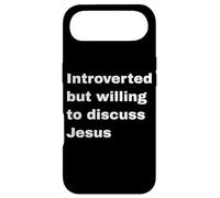 Introverted But Willing To Discuss Jesus Christian Religious Case for iPhone Air