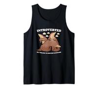 Introverted But Willing to Discuss Pangolins Pangolin Tank Top
