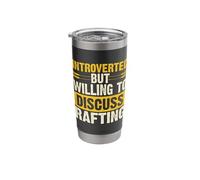 Introverted But Willing to Discuss Rafting Stainless Steel Insulated Tumbler