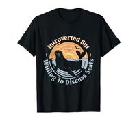 Introverted But Willing to Discuss Seals Marine Mammal Lover T-Shirt