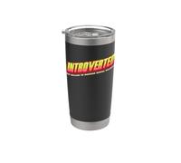 Introverted But Willing to Discuss Serial Killers Stainless Steel Insulated Tumbler