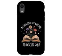 Introverted But Willing To Discuss Smut Funny Spicy Book Mom Case for iPhone XR