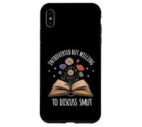 Introverted But Willing To Discuss Smut Funny Spicy Book Mom Case for iPhone XS Max