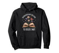 Introverted But Willing To Discuss Smut Funny Spicy Book Mom Pullover Hoodie