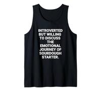 Introverted but willing to discuss the emotional journey of Tank Top