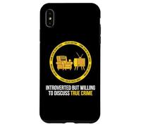 Introverted But Willing To Discuss True Crime Case for iPhone XS Max