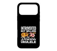Introverted But Willing To Discuss Ukulele Music Lover Case for iPhone 17 Pro Max