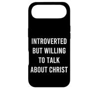Introverted But Willing To Talk About Christ Cure Christian Case for iPhone Air