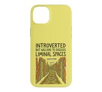 Introverted By Willing To Discuss Liminal Spaces Case for iPhone 14 Plus