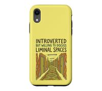 Introverted By Willing To Discuss Liminal Spaces Case for iPhone XR