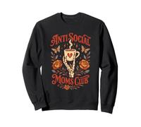 Introverted Moms Club Skeleton Hand Coffee Mug Sweatshirt