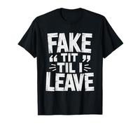 Introverted Person Who Can Fake Socially When Needed T-Shirt