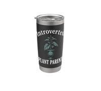 Introverted Plant Parent Antique Goth Stainless Steel Insulated Tumbler
