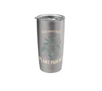 Introverted Plant Parent Antique Goth Stainless Steel Insulated Tumbler