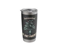Introverted Plant Parent Antique Goth Stainless Steel Insulated Tumbler