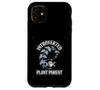 Introverted Plant Parent Goth Moon Phase Case for iPhone 11
