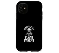 Introverted Plant Parent Goth Moon Phase Case for iPhone 11