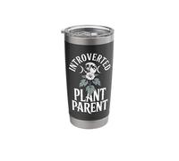 Introverted Plant Parent Goth Moon Phase Stainless Steel Insulated Tumbler