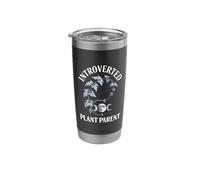 Introverted Plant Parent Goth Moon Phase Stainless Steel Insulated Tumbler