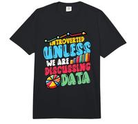 Introverted Unless We are Discussing Data Analyst Comfort Colors Adult Heavyweight T-Shirt