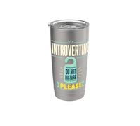 Introverting Do Not Disturb Please Stainless Steel Insulated Tumbler