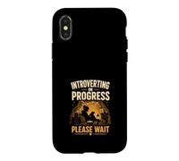 Introverting in Progress Introvert Tent Design Case for iPhone X/XS