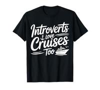 Introverts Love Cruises Too Funny Cruise Vacation T-Shirt